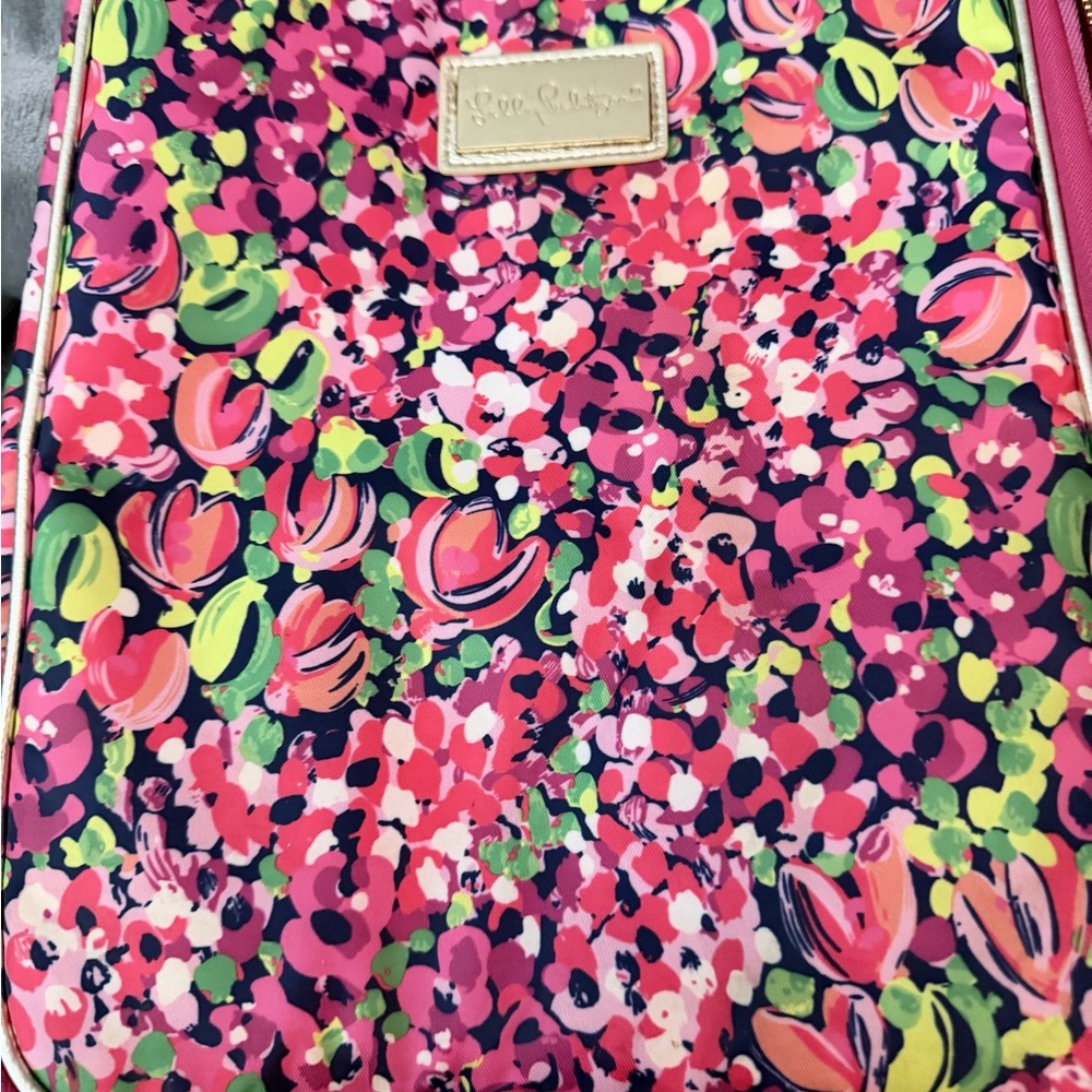 Lilly Pulitzer Vibrant Pink and Green Folio